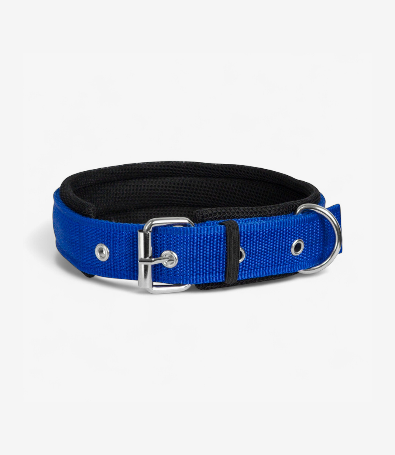 Ultra Soft Padded Dog Collar - Blue | True Dawg