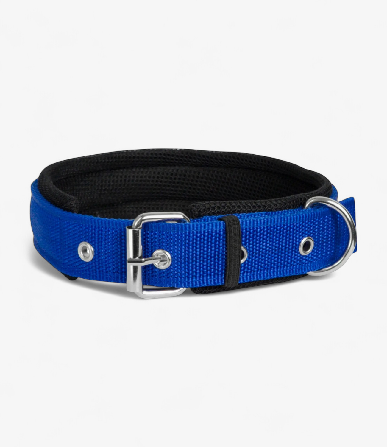 Ultra Soft Padded Dog Collar - Blue