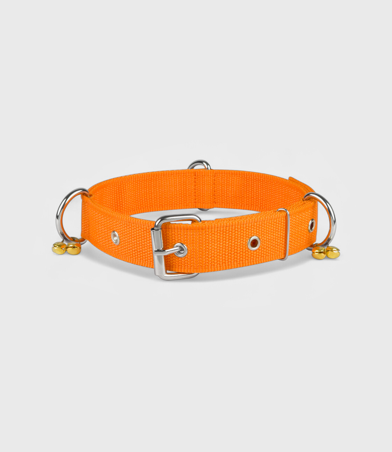 Bell Collar & Leash For Dog - Black